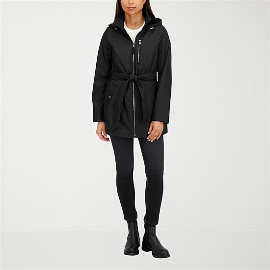 Hfx Womens Faux Fur Water Resistant Midweight Softshell Jacket