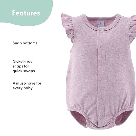 The Peanutshell Baby Girls Sleeveless Star 2-pc. Romper