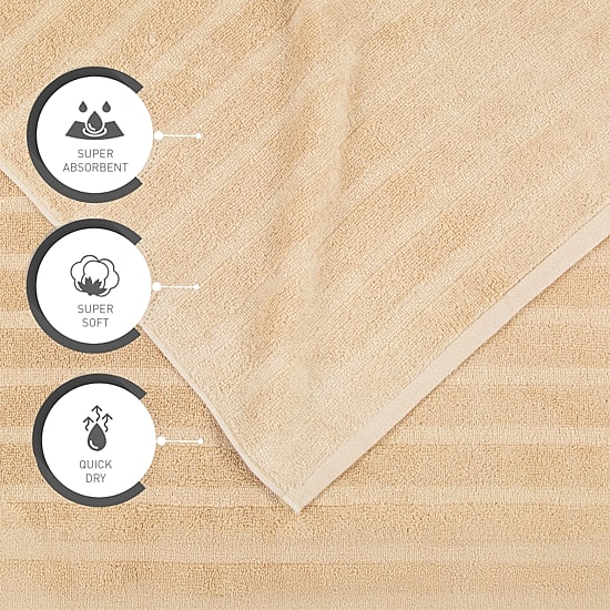 Trident 100% Cotton Soft And Absorbent 4-pc. Quick Dry Bath Towel