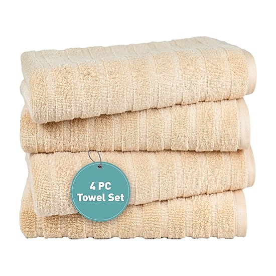 Trident 100% Cotton Soft And Absorbent 4-pc. Quick Dry Bath Towel