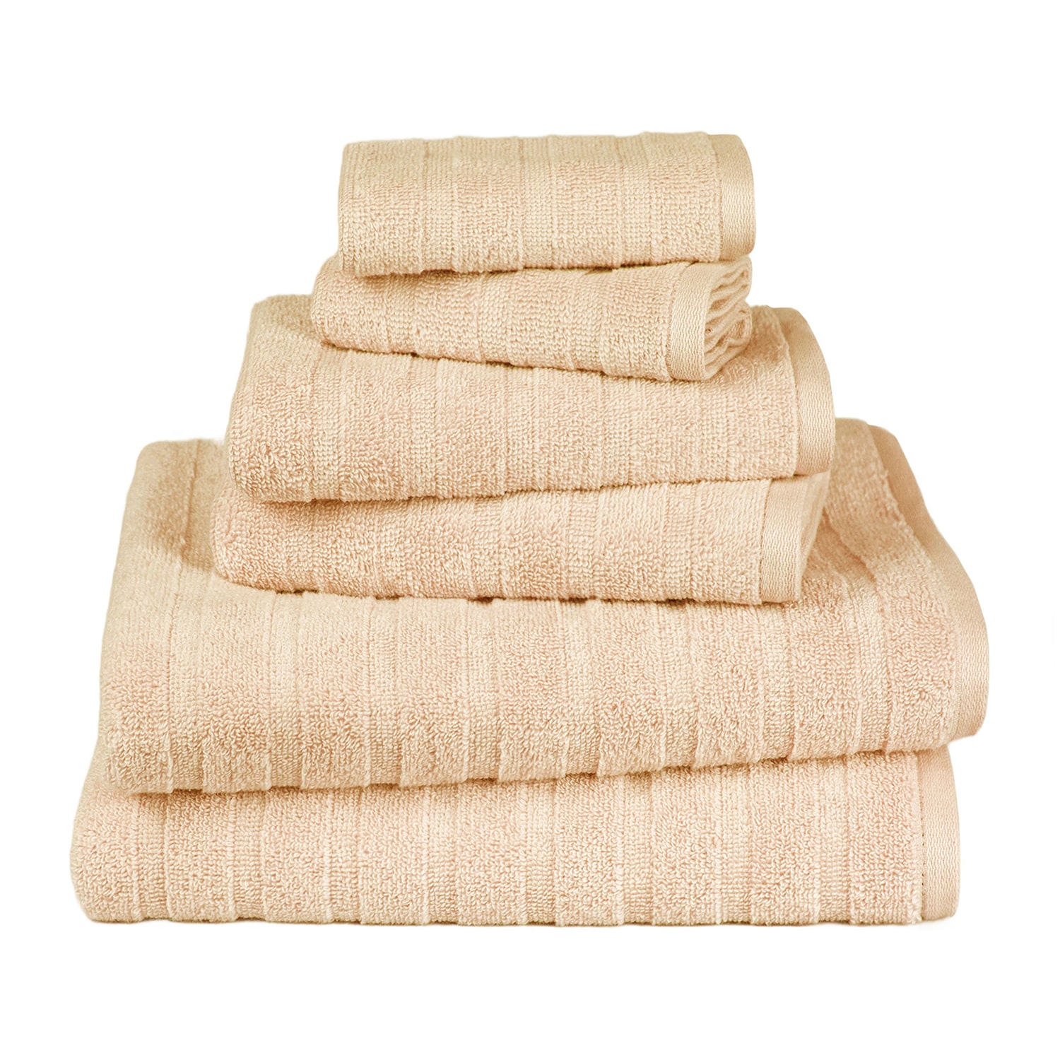 Trident 100% Cotton Soft And Absorbent 6-pc. Quick Dry Bath Towel Set