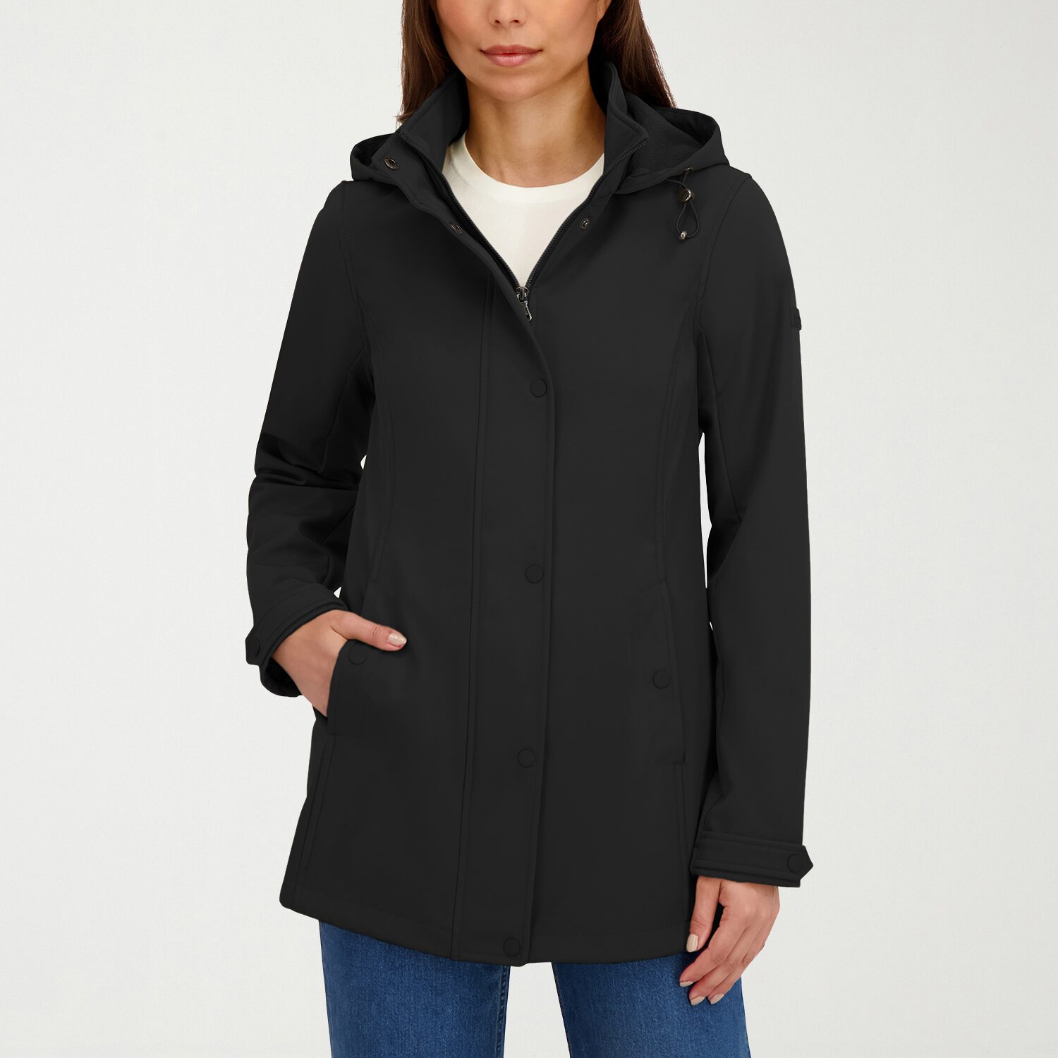 Hfx Womens Water Resistant Lightweight Softshell Jacket