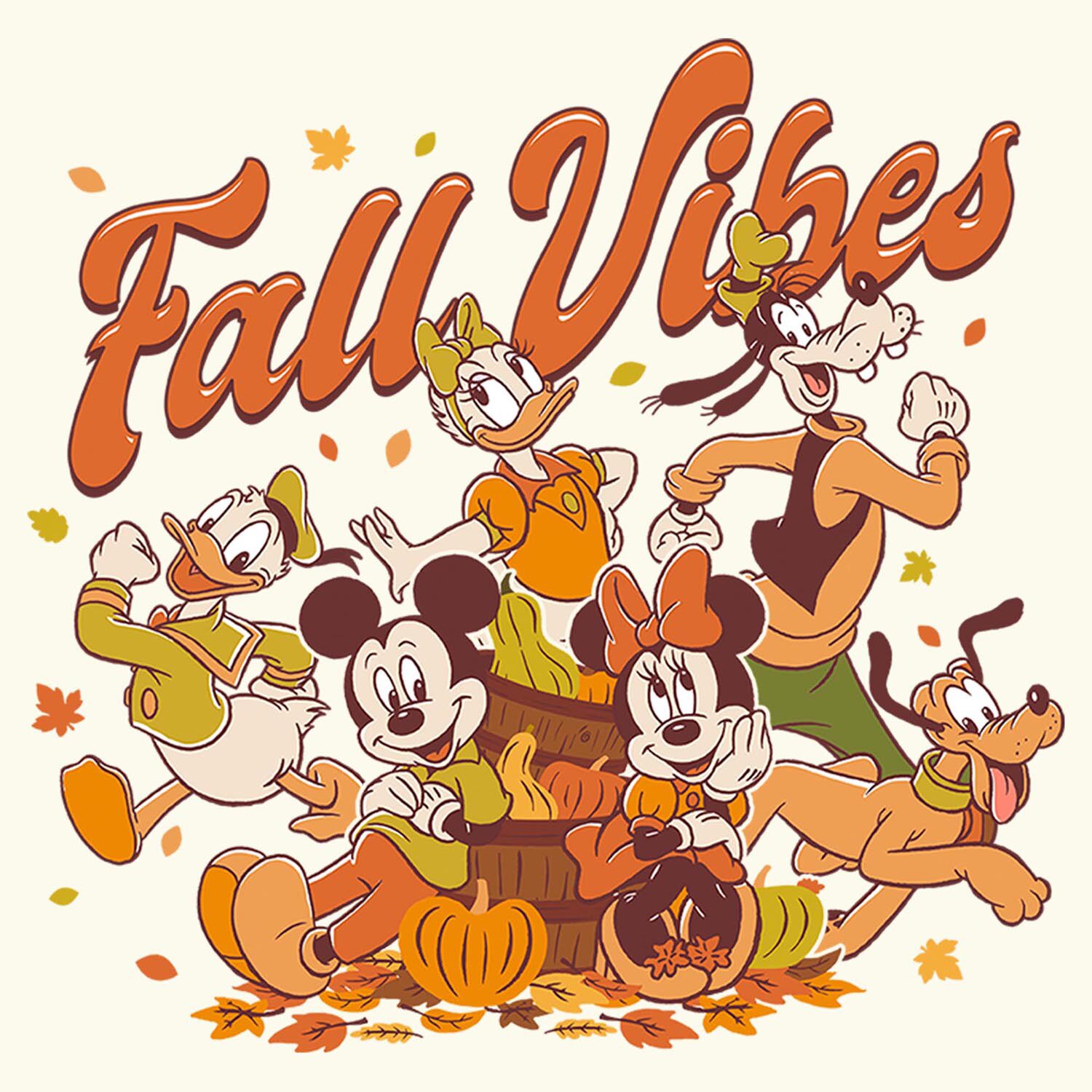 Womens Juniors Crew Neck Short Sleeve Classic Fit Mickey and Friends Graphic T-Shirt