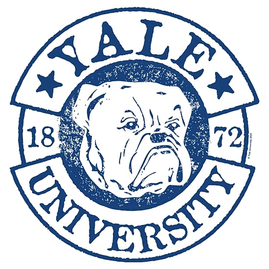 Yale University Tee Womens Juniors Crew Neck Short Sleeve Classic Fit Graphic T-Shirt