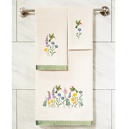 Linum Home Textiles Hada Embellished 4-pc. Bath Towel Set