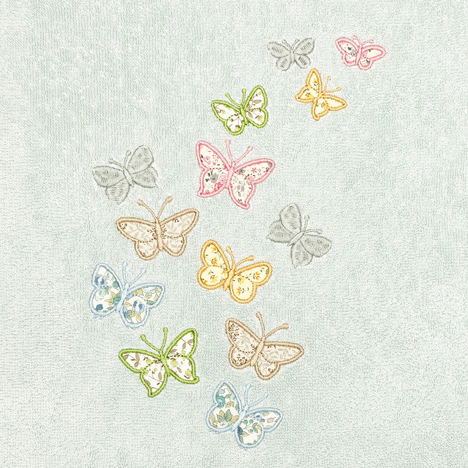Linum Home Textiles Mariposa Embellished 3-pc. Bath Towel Set
