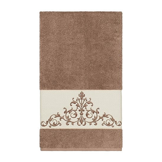 Linum Home Textiles Scarlet Embellished 3-pc. Bath Towel Set