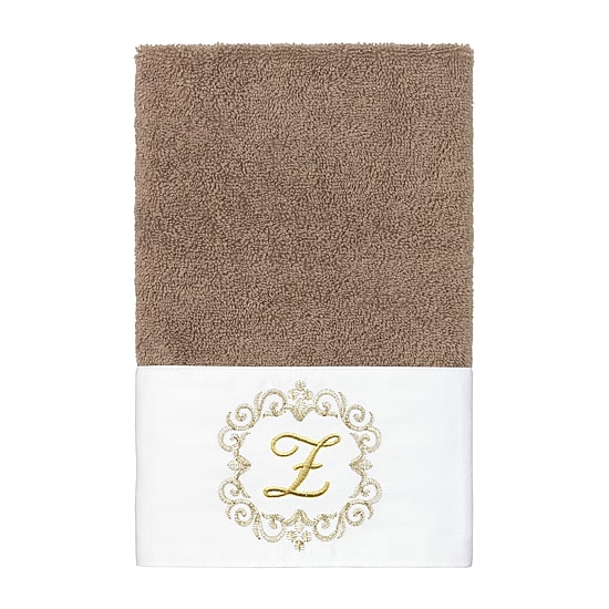 Linum Home Textiles Monica Gold Embellished 3-pc. Bath Towel Set