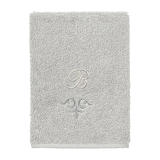 Linum Home Textiles Monica Silver Embellished 3-pc. Bath Towel Set
