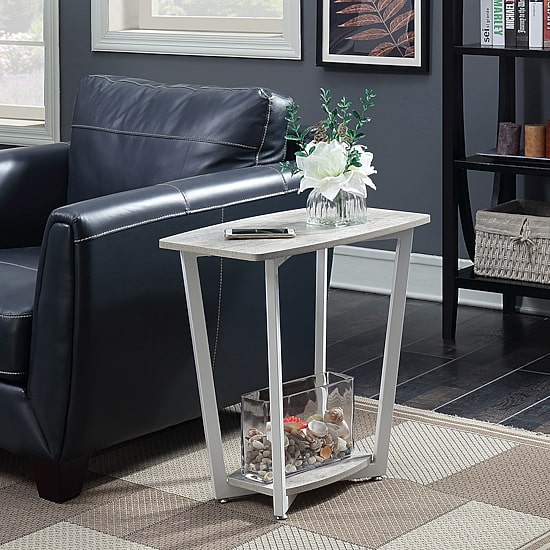 Convenience Concepts Graystone Accent Furniture Storage End Table