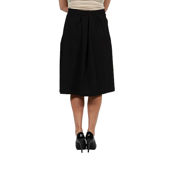 24seven Comfort Apparel Womens Mid Rise A-Line Skirt