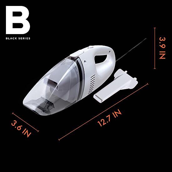 The Black Series Auto Vacuum Handheld 2-pc. Car Detailing Kit
