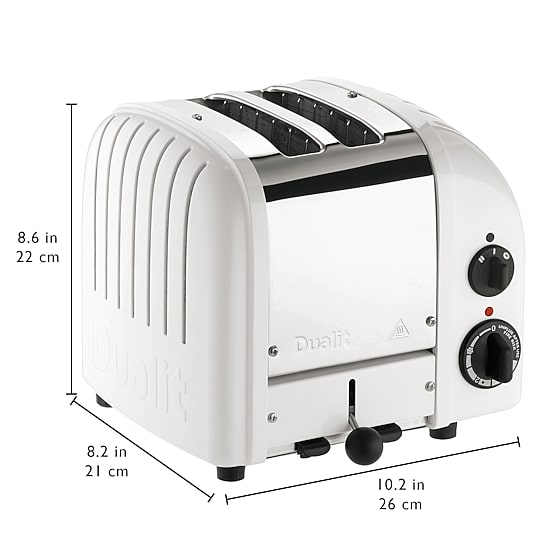 Dualit 2 Slice NewGen White Toaster