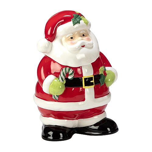 Certified International Holiday Magic Santa Cookie Jar, One Size, Multiple Colors