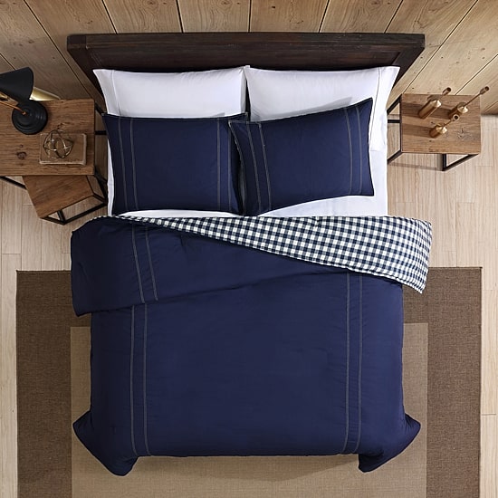 Eddie Bauer Kingston Reversible Duvet Cover Set