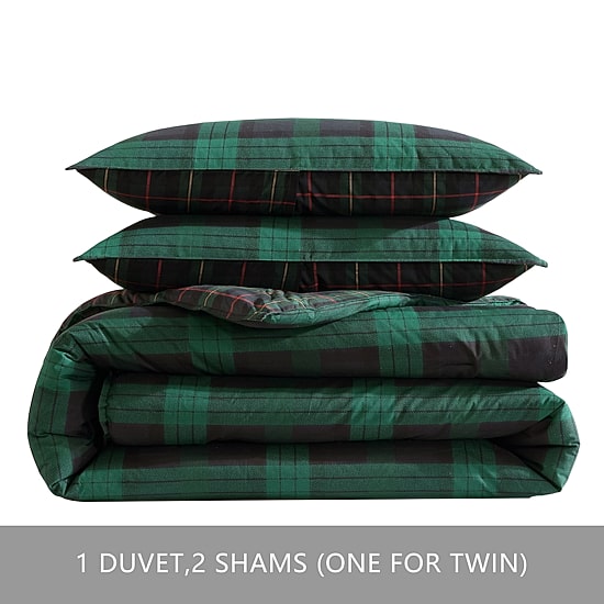 Eddie Bauer Woodland Tartan Duvet Cover Set