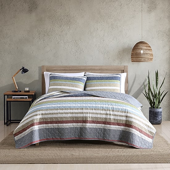 Eddie Bauer Salmon Ladder Quilt Set