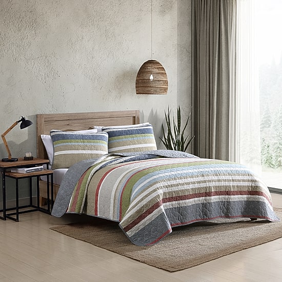 Eddie Bauer Salmon Ladder Quilt Set