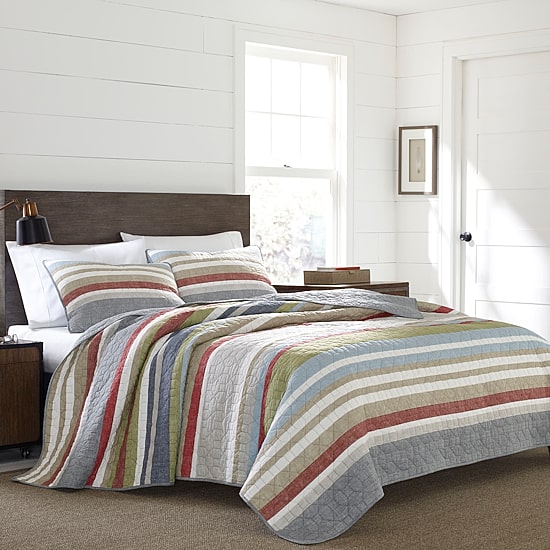 Eddie Bauer Salmon Ladder Quilt Set