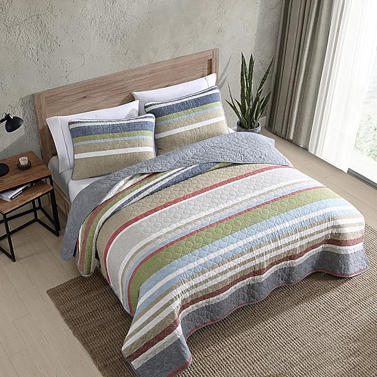 Eddie Bauer Salmon Ladder Quilt Set