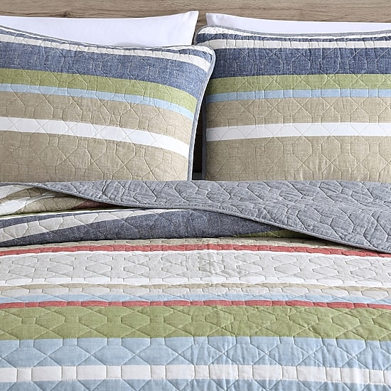 Eddie Bauer Salmon Ladder Quilt Set