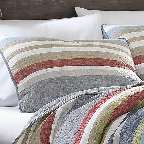Eddie Bauer Salmon Ladder Quilt Set