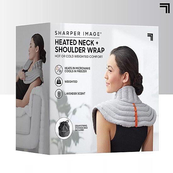 Sharper Image Heated Neck and Shoulder Aromatherapy Wrap