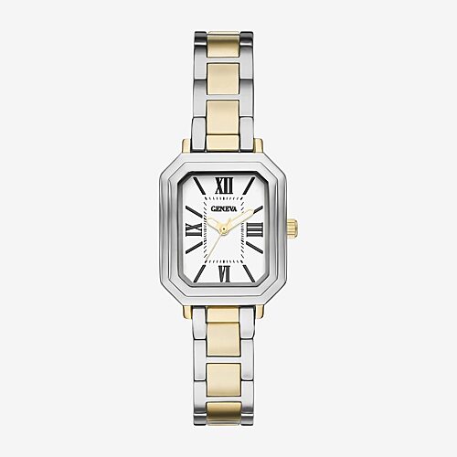 Geneva Womens Crystal Accent Two Tone Bracelet Watch Fmdjm299 In No Color