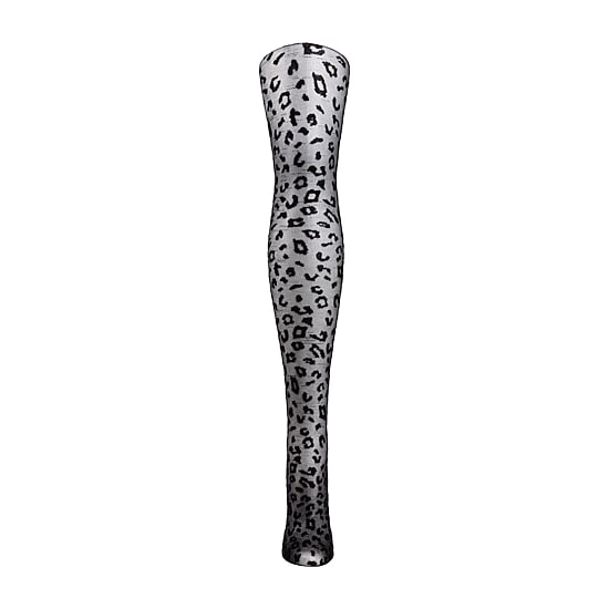 MeMoi Womens Leopard Sheet Light Support 1 Pair Leopard Tights