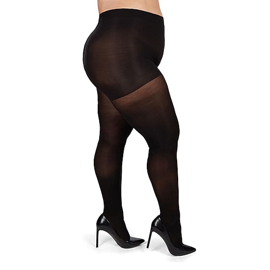 MeMoi Womens Microfiber Perfectly Opaque 1 Pair Plus Tights