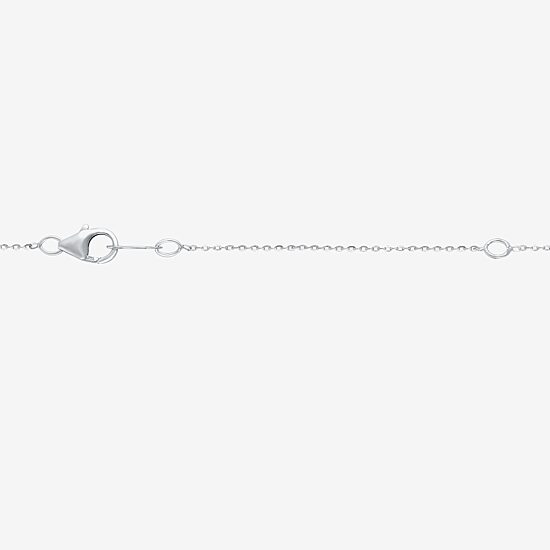 Floating Diamonds (F / Vs2) Womens 1/2 CT. T.W. Lab Grown White Diamond 14K Gold Round 18 Inch Pendant Necklace
