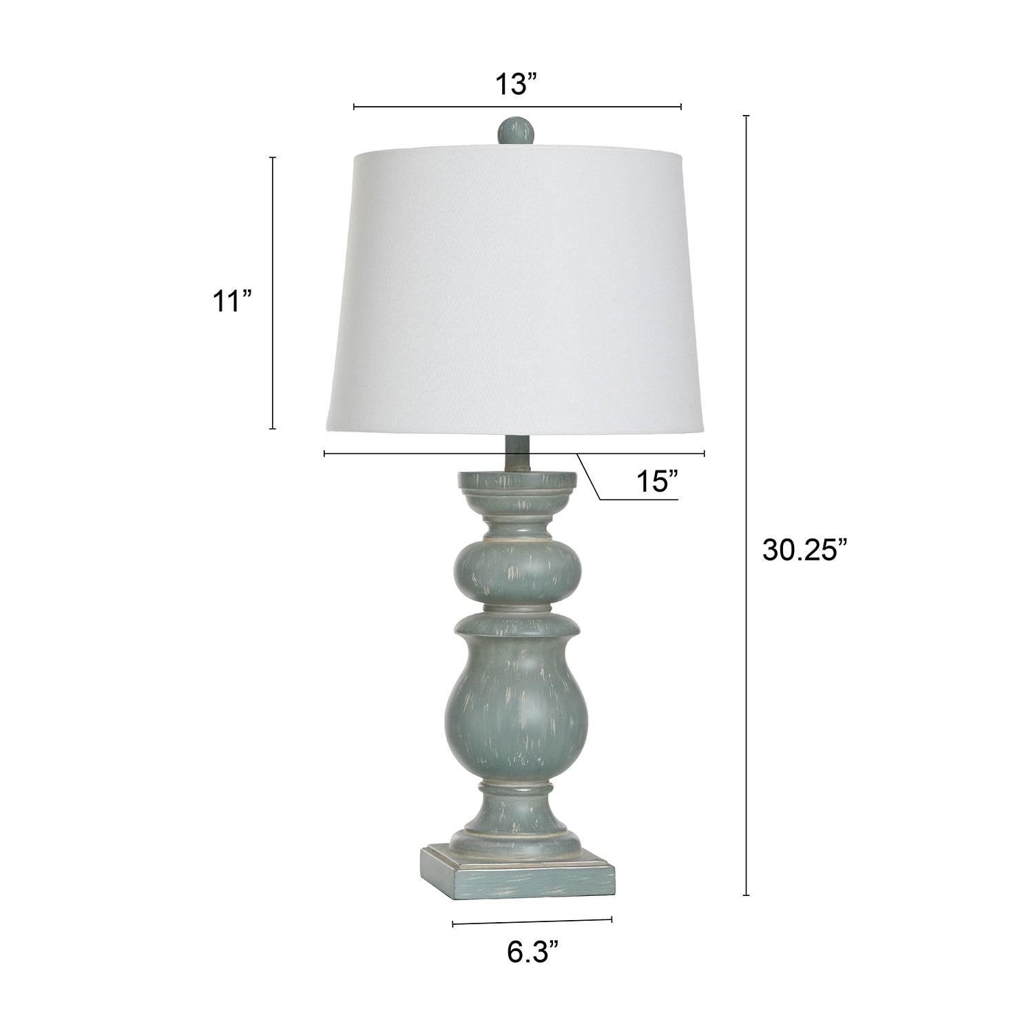 Stylecraft 30" Darcy Resin Table Lamp