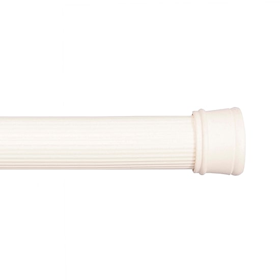 Kenney Twist & Fit No Tools 24-38 IN Adjustable Spring Tension Stall Shower Curtain Rod