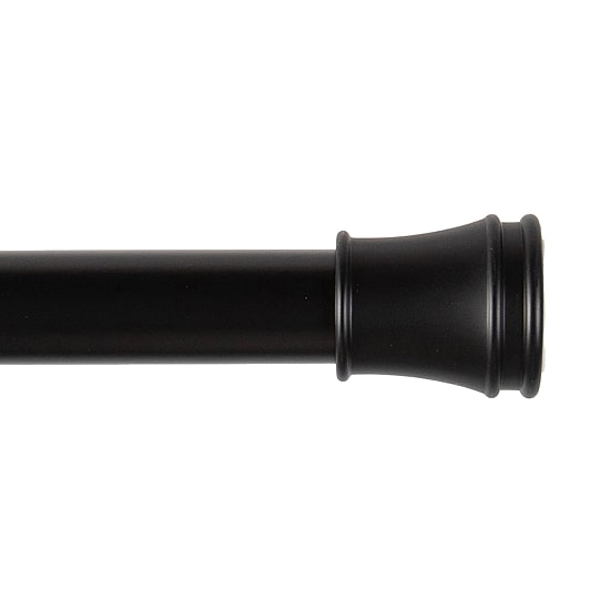 Kenney Twist & Fit No Tools 48-84 IN Adjustable Tension Closet/Utility Curtain Rod