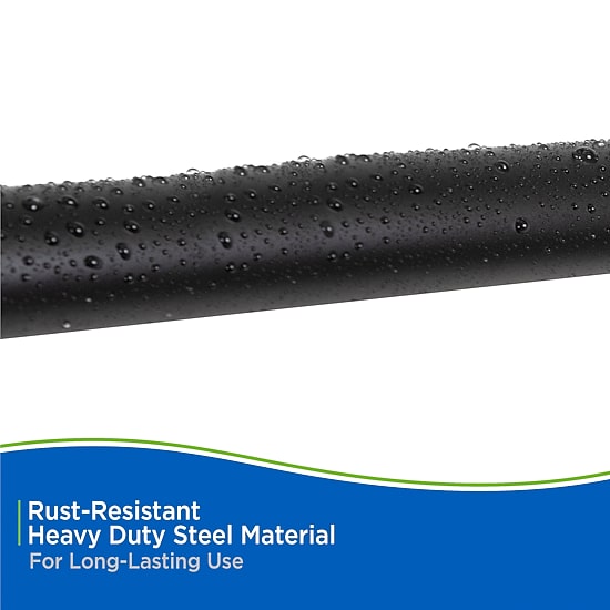 Kenney Twist & Fit No Tools 48-84 IN Adjustable Tension Closet/Utility Curtain Rod