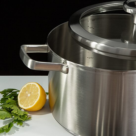 BergHOFF Leo Graphite Recycled 18/10 Stainless Steel 3-pc. Steamer Set