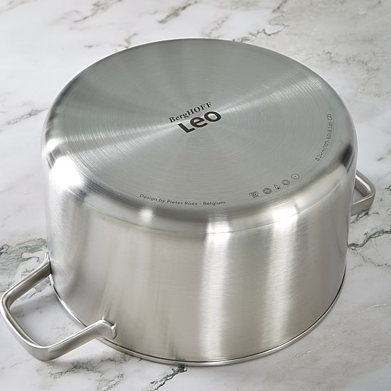 BergHOFF Leo Graphite 4-pc. Stainless Steel Dishwasher Safe Cookware Set