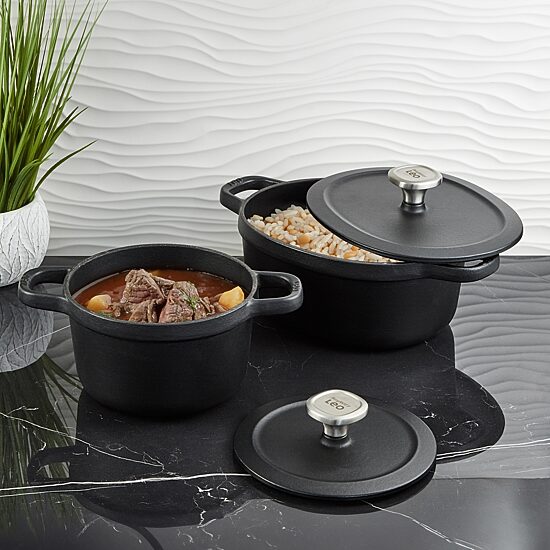 BergHOFF Leo Graphite 4-pc. Cast Iron Cookware Set