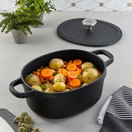 BergHOFF Leo Graphite 4-pc. Cast Iron Cookware Set
