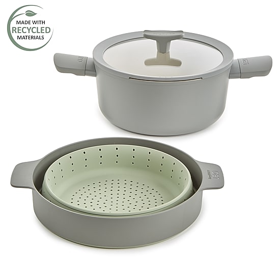 BergHOFF Balance Ceramic Non-Stick 3-pc. Steamer Set