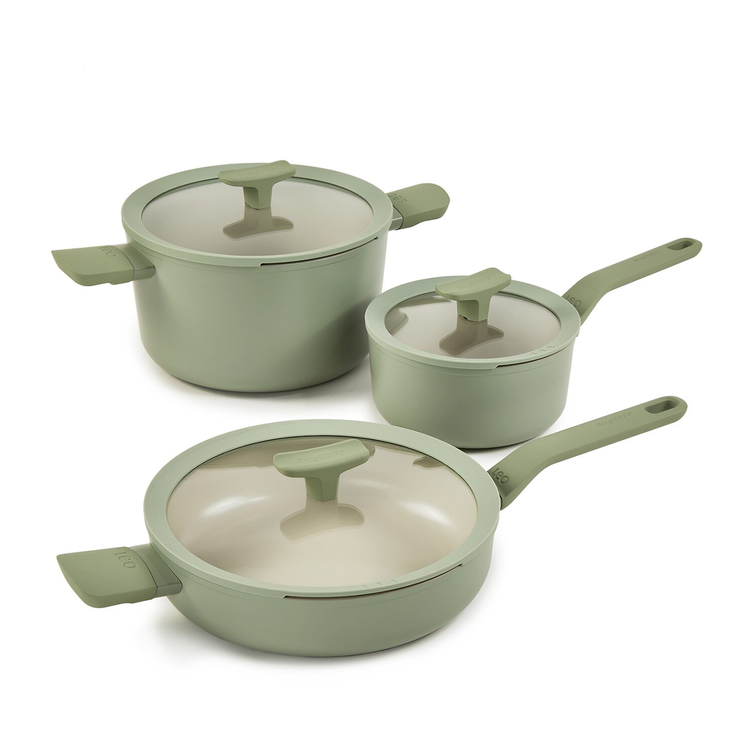 BergHOFF Balance Ceramic Non-Stick 6-pc. Cookware Set
