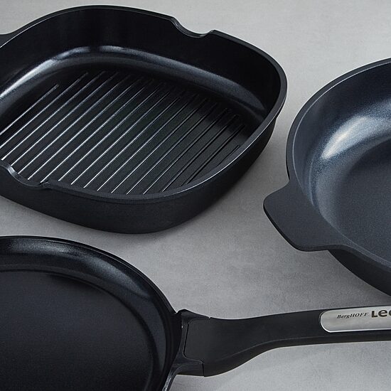 BergHOFF Leo Phantom Ceramic Non-Stick 3-pc. Cookware Set