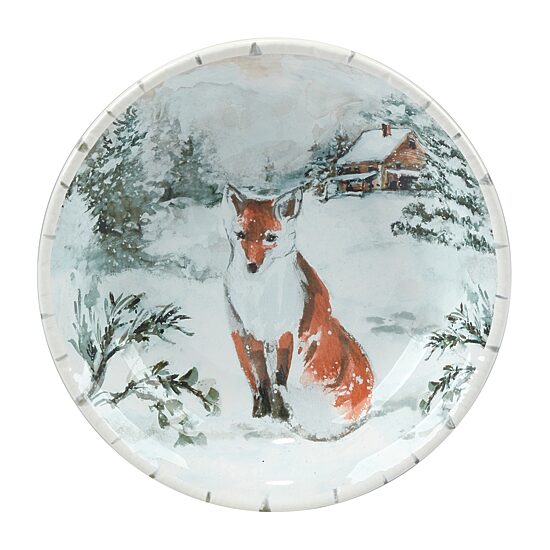 Certified International Winter's Frost 4-pc. Earthenware Soup Bowl