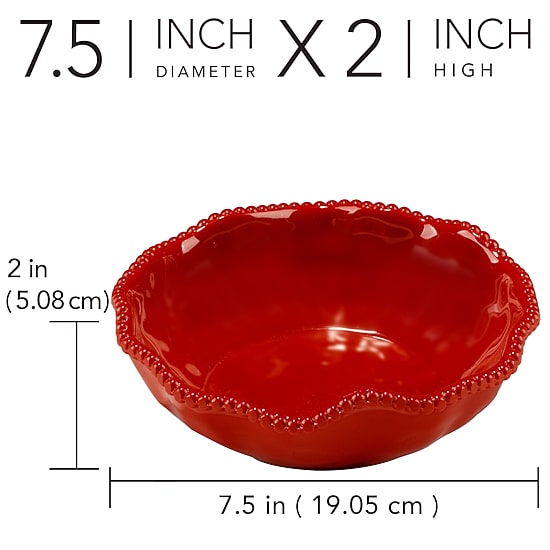 Certified International Perlette 4-pc. Melamine Ice Cream Bowl