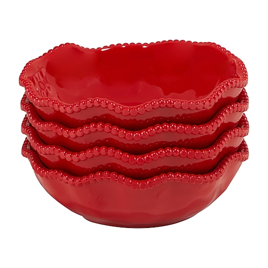 Certified International Perlette 4-pc. Melamine Ice Cream Bowl