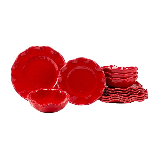 Certified International Perlette 12-pc. Melamine Dinnerware Set