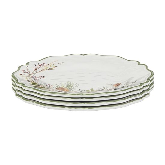 Certified International Winter Forest 4-pc. Melamine Salad Plate