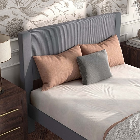 Roco Upholstered Panel Bed