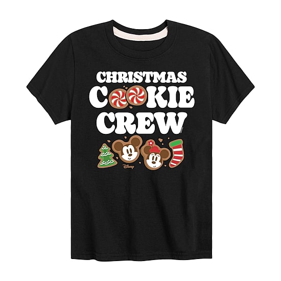 Disney Collection Boys Crew Neck Short Sleeve Regular Fit Mickey and Friends Graphic T-Shirt