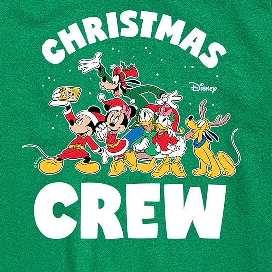 Disney Collection Boys Crew Neck Short Sleeve Regular Fit Mickey and Friends Mickey Mouse Graphic T-Shirt